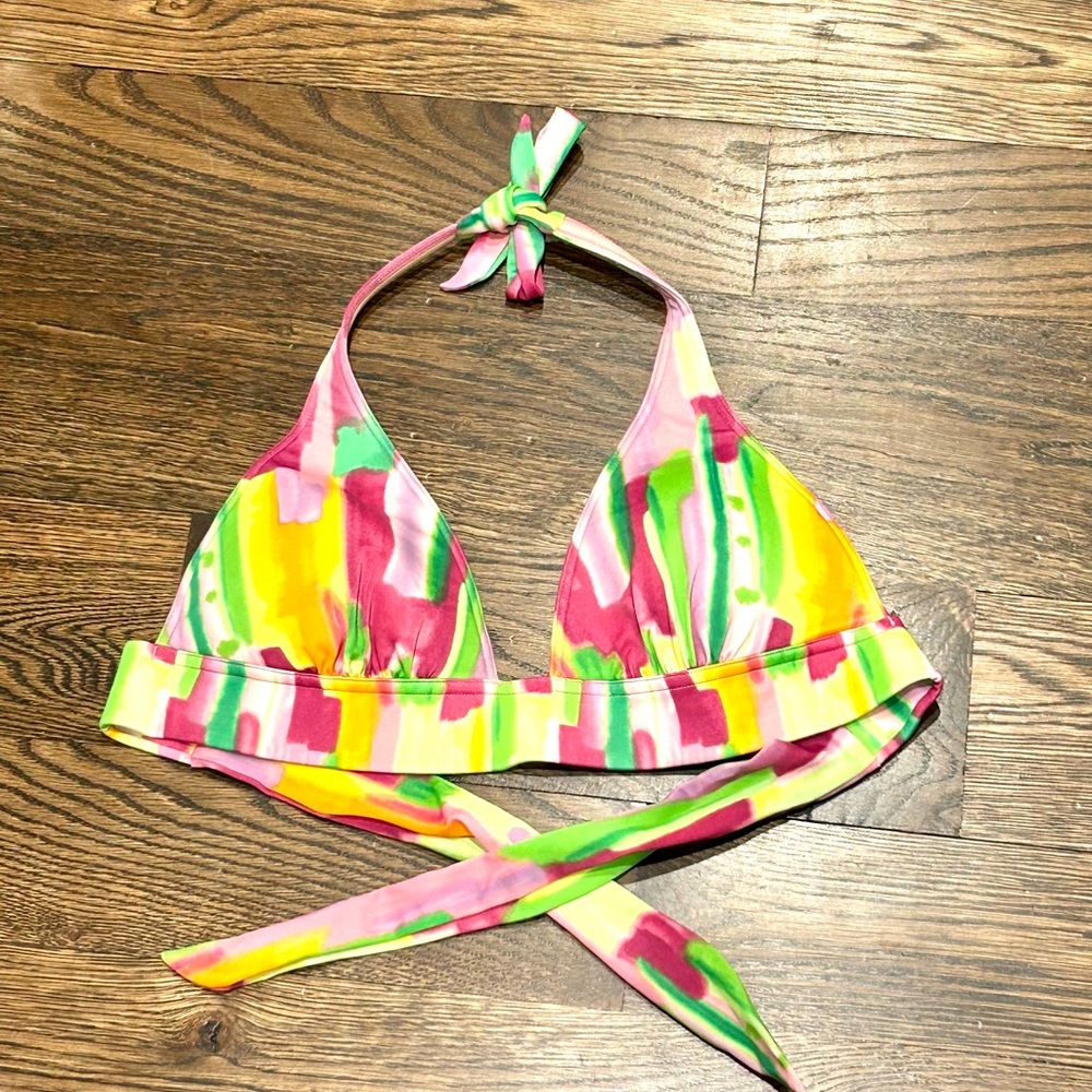 Victoria's Secret Triangle Push Up Tie Bikini Top
